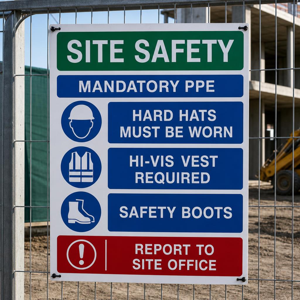 Construction Site Signage